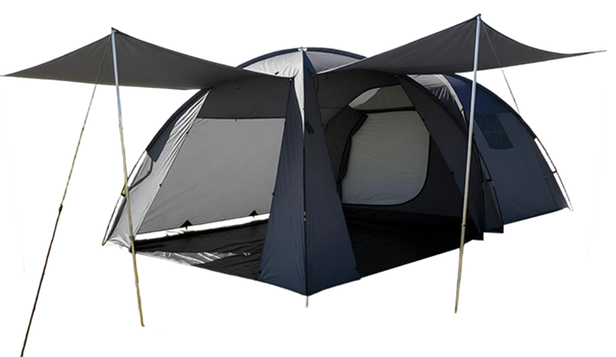 Семейная водонепроницаемая двухслойная кемпинговая палатка на 5-6 человек