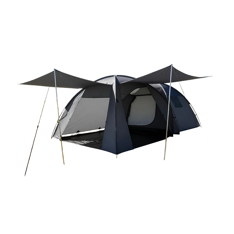 Семейная водонепроницаемая двухслойная кемпинговая палатка на 5-6 человек
