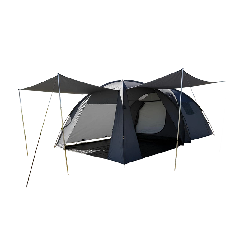 Семейная водонепроницаемая двухслойная кемпинговая палатка на 5-6 человек