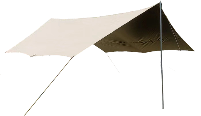 Навес для улицы из ткани Оксфорд 150D с брезентом с покрытием из черного титана